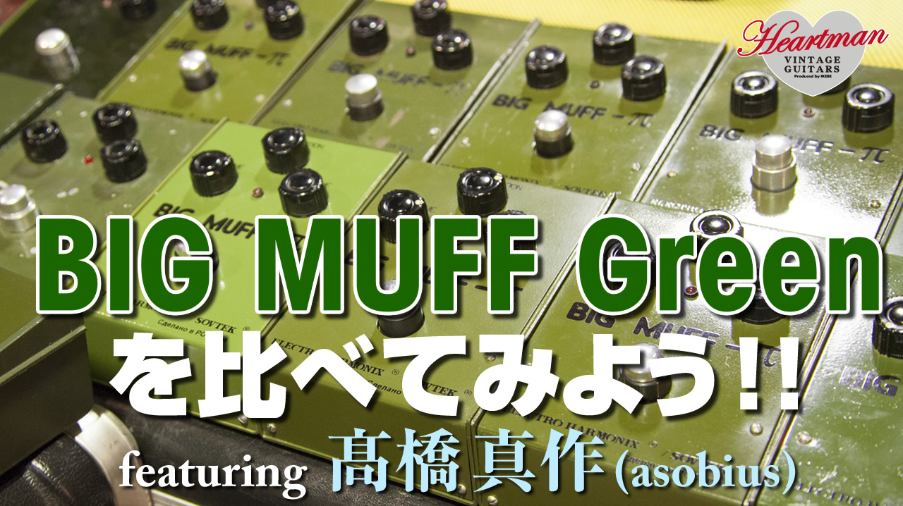 BIG MUFF Greenを比べてみよう featuring 髙橋真作（asobius）