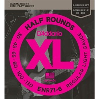 Half Rounds Semi-Flat Wound ENR71-6