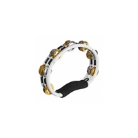 Recoeding-Combo Hand Held ABS TAMBOURINE - White [TMT1M-WH]