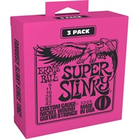Super Slinky Nickel Wound Electric Guitar Strings 3 Pack #3223
