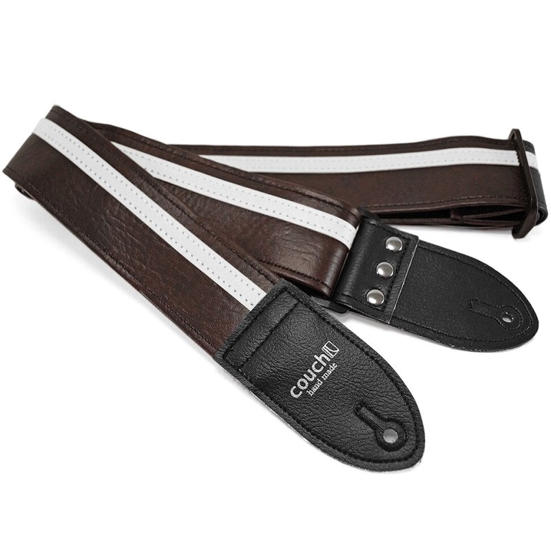 Couch Guitar Strap Racer X Brown/White