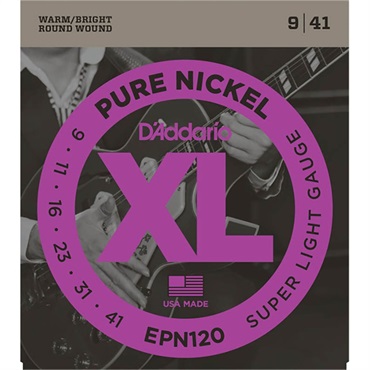 D’Addario 【史上最大決算セール】 XL Pure Nickel Round Wound EPN120 (Super Light/9-41)