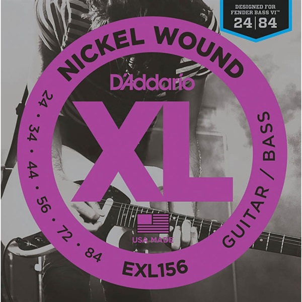 Nickel Wound Guitar/Bass Strings EXL156 [Fender Bass VI用]の商品画像