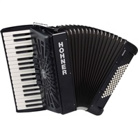 HOHNER ホーナー アコーディオン 入門向け ピアノ式 34鍵盤 中型 Bravo III 72 BLK【カラー：ブラック】