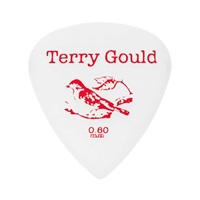 Terry Gould GUITAR PICK (WHITE/ティアドロップ) [0.60mm] ×10枚セット