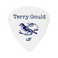 Terry Gould GUITAR PICK (WHITE/ティアドロップ型) [1.00mm]