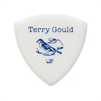 Terry Gould GUITAR PICK (WHITE/オニギリ型) [1.00mm]