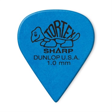 Dunlop (Jim Dunlop) 412R Tortex Sharp Picks (1.00mm/ブルー)