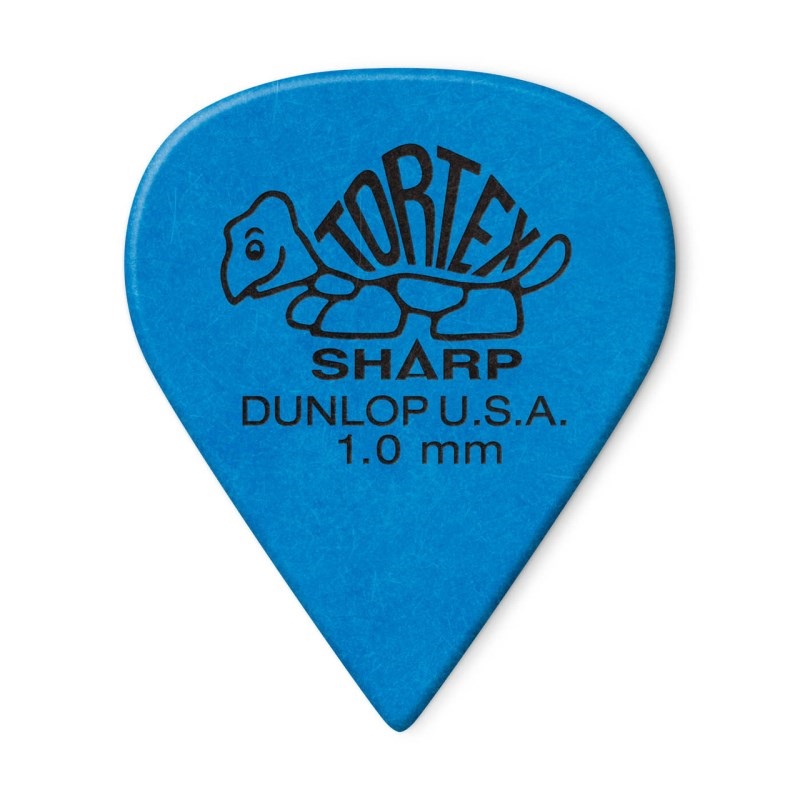 Dunlop (Jim Dunlop) 412R Tortex Sharp Picks (1.00mm/ブルー)