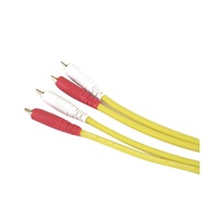 COLOR TWIN CABLE 2RR-1.8M (RCA-RCA 1ペア) 1.8m (yellow)
