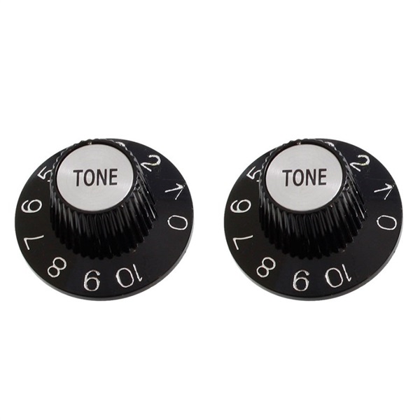 ALLPARTS WITCH HAT TONE KNOB INCH BK (2)