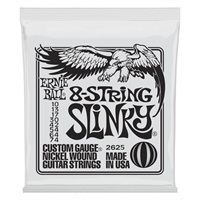 【在庫処分超特価】 Slinky 8-String Nickel Wound Electric Guitar Strings #2625