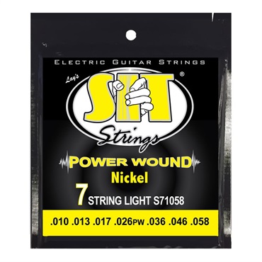 【創業50周年大決算SALE】 POWER WOUND Electric Guitar Strings 7-string Medium S71058
