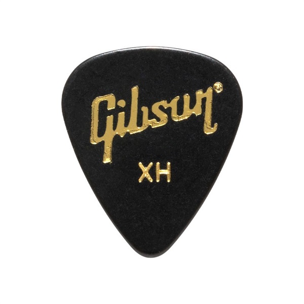 Gibson Gross Black Standard Style Pick (ティアドロップ型/エクストラヘヴィ)