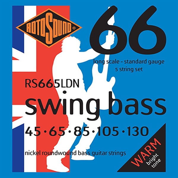 ROTO SOUND RS665LDN Swing Bass’round wound Nickel