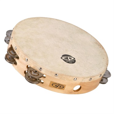 CP380 [CP 10 Wood Headed Tambourine， Double Row Jingles]