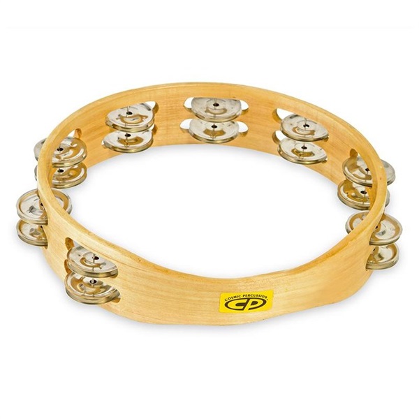 LP CP390 [CP 10 Wood Headless Tambourine， Double Row Jingles]