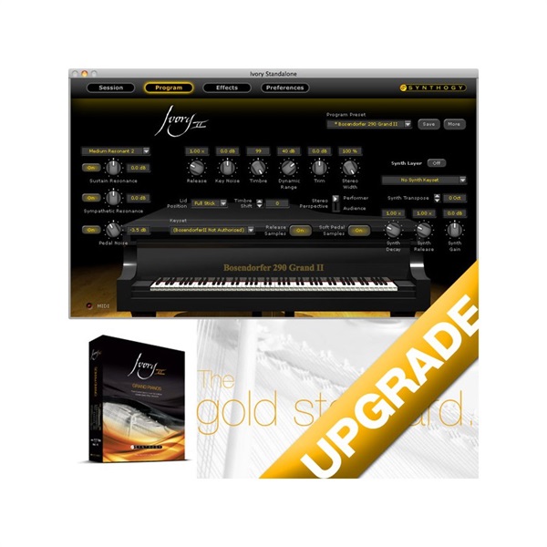 SYNTHOGY Ivory II Grand Pianos Upgrade(アップグレード版)(オンライン納品)(2時間以内に納品)