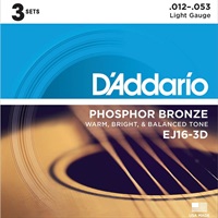 EJ16-3D [Phosphor Bronze Light Multi-Packs]