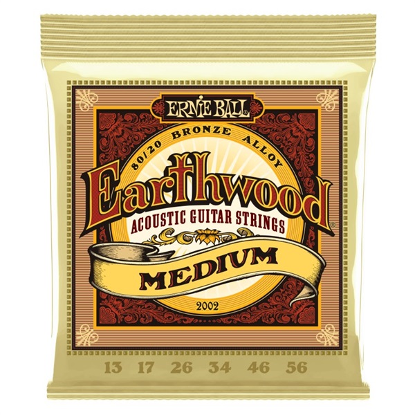 ERNIE BALL Earthwood 80/20 Bronze 2002 MEDIUM （13-56）