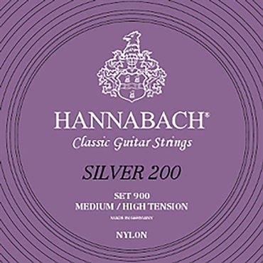 HANNABACH クラシックギター弦 Silver 200 Medium/High Tension ハナバッハ