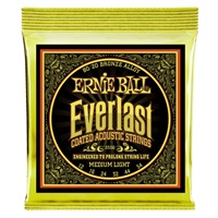 Everlast Coated 80/20 Bronze Alloy Acoustic Strings (#2556 Everlast Coated MEDIUM LIGHT)
