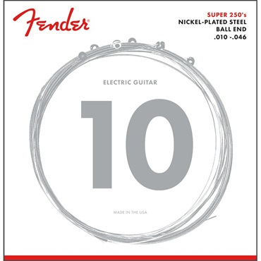 Fender USA 【創業50周年大決算SALE】 250's Nickel-Plated Steel (250R/10-46) [エレキギター弦] （#0730250406）