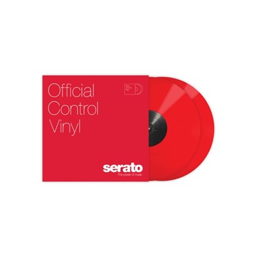 12 Serato Control Vinyl [Red] 2枚組 セラート コントロール バイナル SCV-PS-RED-2 (12インチサイズ)