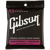 Masterbuilt Premium 80/20 Bronze Acoustic Guitar Strings Medium /013-056 [SAG-BRS13]