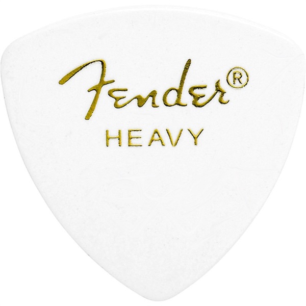 Fender USA Classic Celluloid 346 Triangle Shape Pick【ホワイト/Heavy】