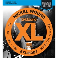 EXL160BT Balanced Tension Nickel Wound Electric Bass Strings (Medium)