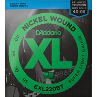 EXL220BT Balanced Tension Nickel Wound Electric Bass Strings (Super Light)