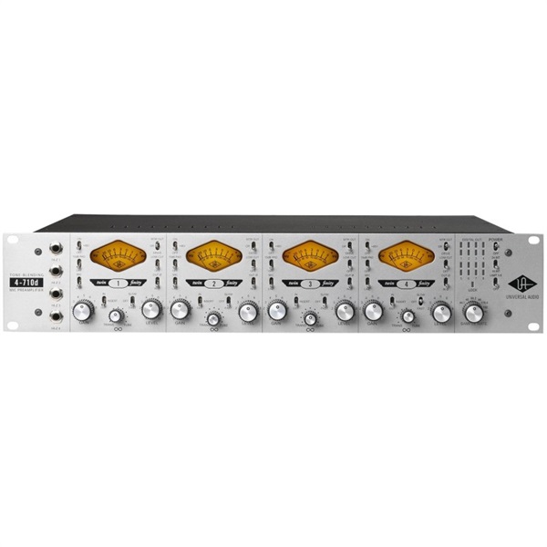 Universal Audio 4-710D(真空管/ソリッドステートブレンド・4chプリアンプ)(国内正規品)(ユニバーサルオーディオ)