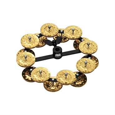 HTHH2B-BK [Headliner HiHat Tambourines / Double Jingle：Hammered Brass]