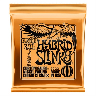 Hybrid Slinky Nickel Wound Electric Guitar Strings 09-46 #2222