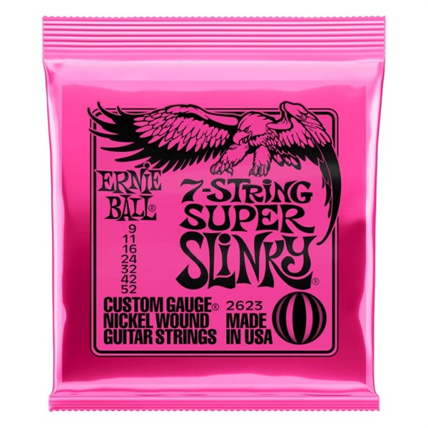 Super Slinky 7-String Nickel Wound Electric Guitar Strings #2623の商品画像