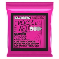 Super Slinky Classic Rock n Roll Pure Nickel Wrap Electric Guitar Strings #2253