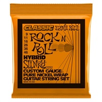 Hybrid Slinky Classic Rock n Roll Pure Nickel Wrap Electric Guitar Strings #2252