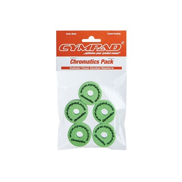 CYMPAD Chromatics / Cymbal Washer Green 40×15mm 5個セット [LCYMOPT5SET15GR]