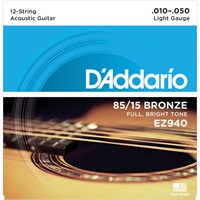 85/15 American Bronze EZ940 (12-String Light/10-50)