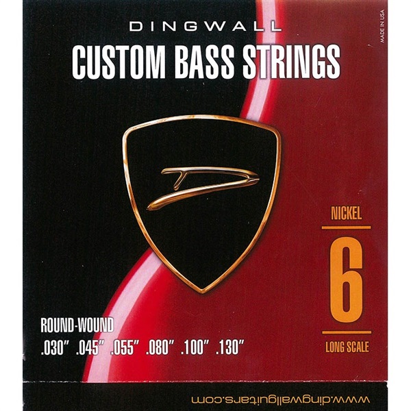CUSTOM BASS STRINGS [NICKEL 6ST] SET ROUND-WOUND .030-.130の商品画像