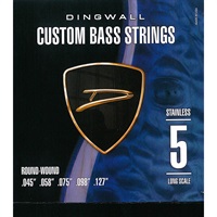 CUSTOM BASS STRINGS [STAINLESS 5ST] SET ROUND-WOUND .045-.127
