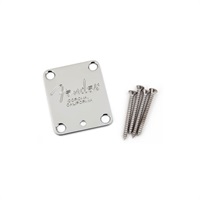 【激得GWセール】4-Bolt American Series Guitar Neck Plate with Fender Corona Stamp