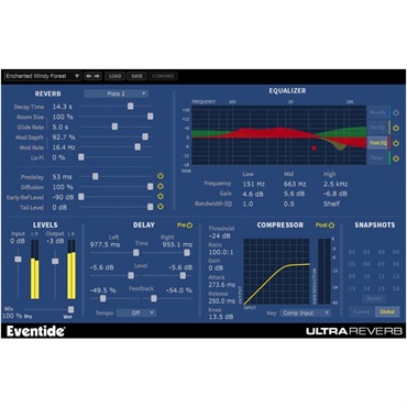 Eventide UltraReverb(プラグインソフトウェア)(代引不可)(オンライン納品)