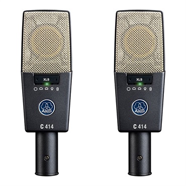 AKG C414XLS/ST【ステレオペア】【国内正規3ヵ年保証】（お取り寄せ商品・納期別途ご案内）(アーカーゲー)