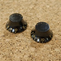 Retrovibe Parts Series Bell knob BLK set relic(2) [8392]
