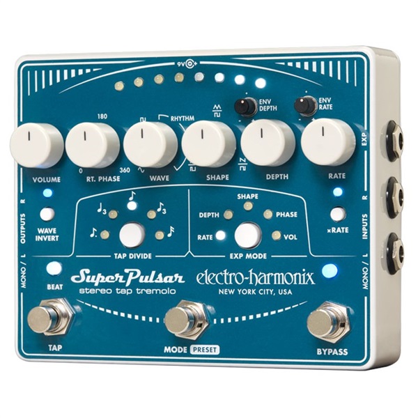 Electro Harmonix Super Pulsar [Stereo Tap Tremolo/Panner] トレモロ エレハモ