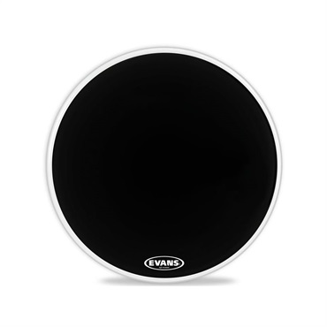 EVANS BD16RB-NP [EQ3 Resonant Smooth Black 16/ Bass Drum：Wood Hoop仕様- No Port(サウンドホール無)]【1ply ，7.5mil + 10mil ring】