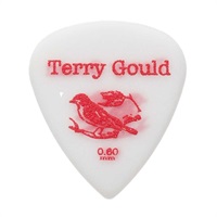 Terry Gould Sand Grip GUITAR PICK (WHITE/ティアドロップ) ×10枚セット (0.60mm)