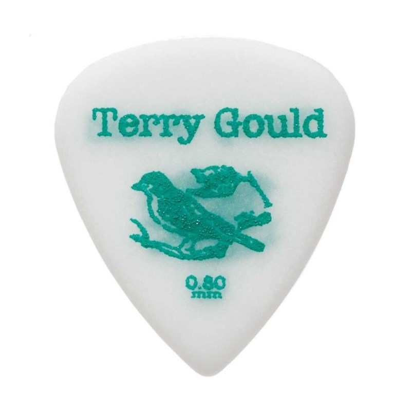 PICK BOY Terry Gould Sand Grip GUITAR PICK (WHITE/ティアドロップ型)  [0.80mm]